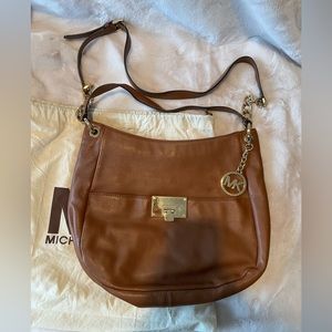 Michael Kors Saddle Brown Leather Bag